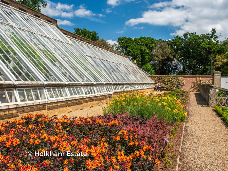 Holkham Estate Walled Garden with Greenhouse