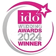 ido Wedding Awards 2024 Winner logo with star and circular design
