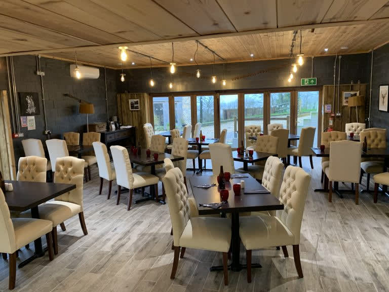 Dining area in the on site restaurant.