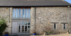 The outside of The Milking Parlour Barn.