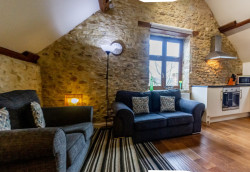 The Hayloft living area