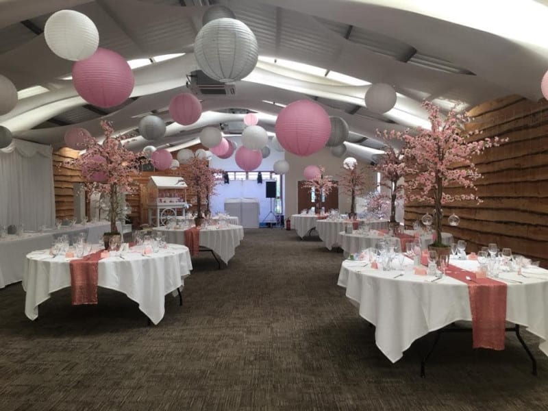 Large Suite decorated for a celebration.