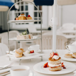 Afternoon tea on terrace