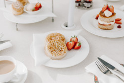 Afternoon tea crumpets