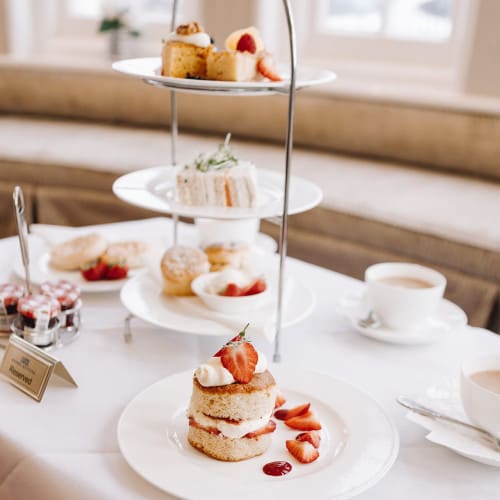 Afternoon tea and cake