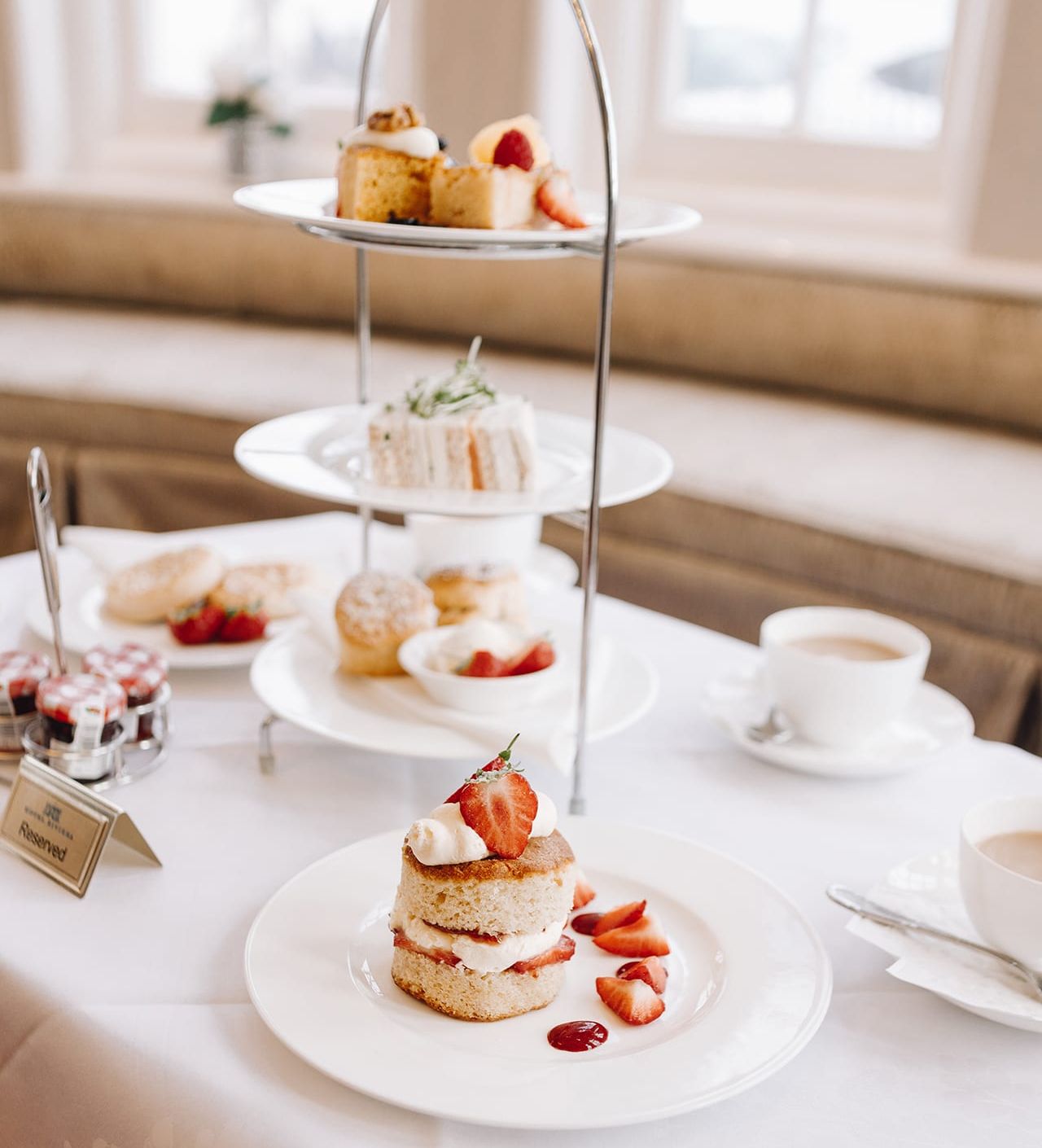 Afternoon tea and cake