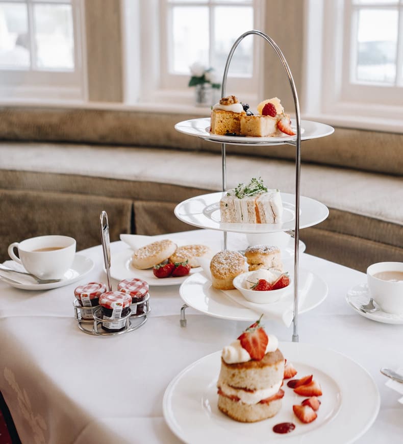 Afternoon tea and cake