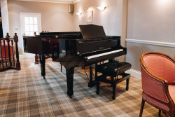 Piano in bar area