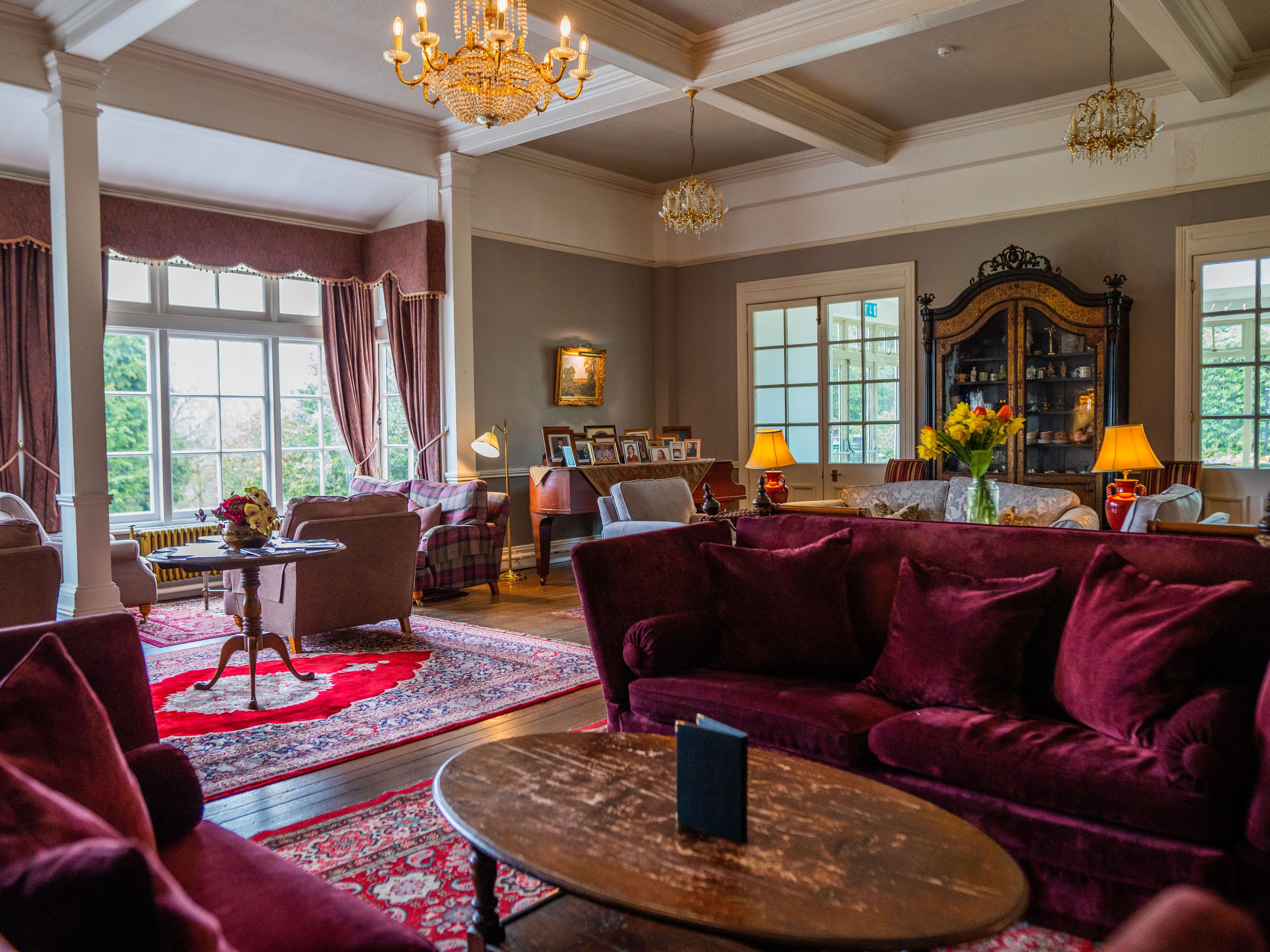 Comfy seating area in the lounge