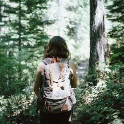 Person walking Forest