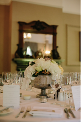 Wedding Table with floral centre piece