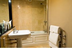 Bathroom  with shower and bath