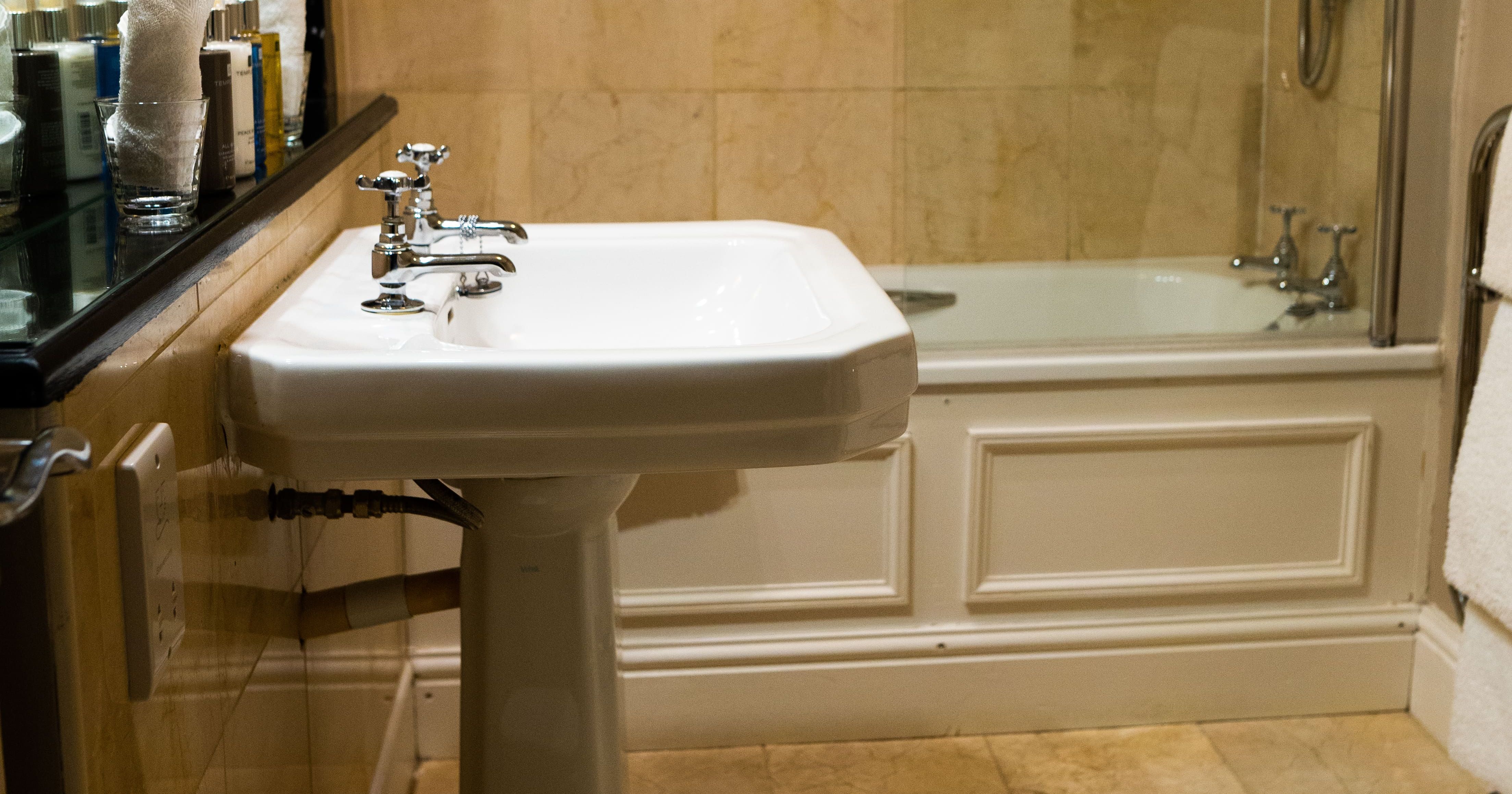 Bathroom  with shower and bath