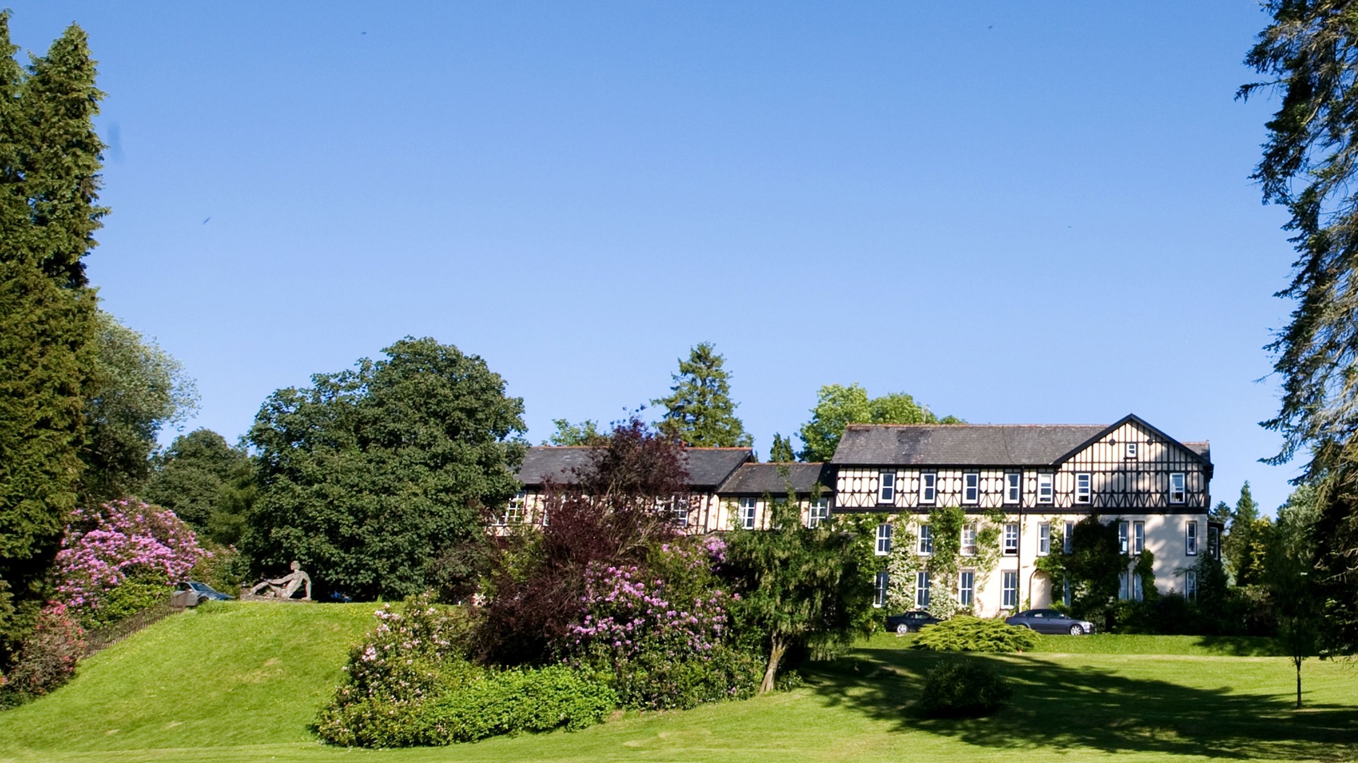 Exterior shot of the lake country house hotel