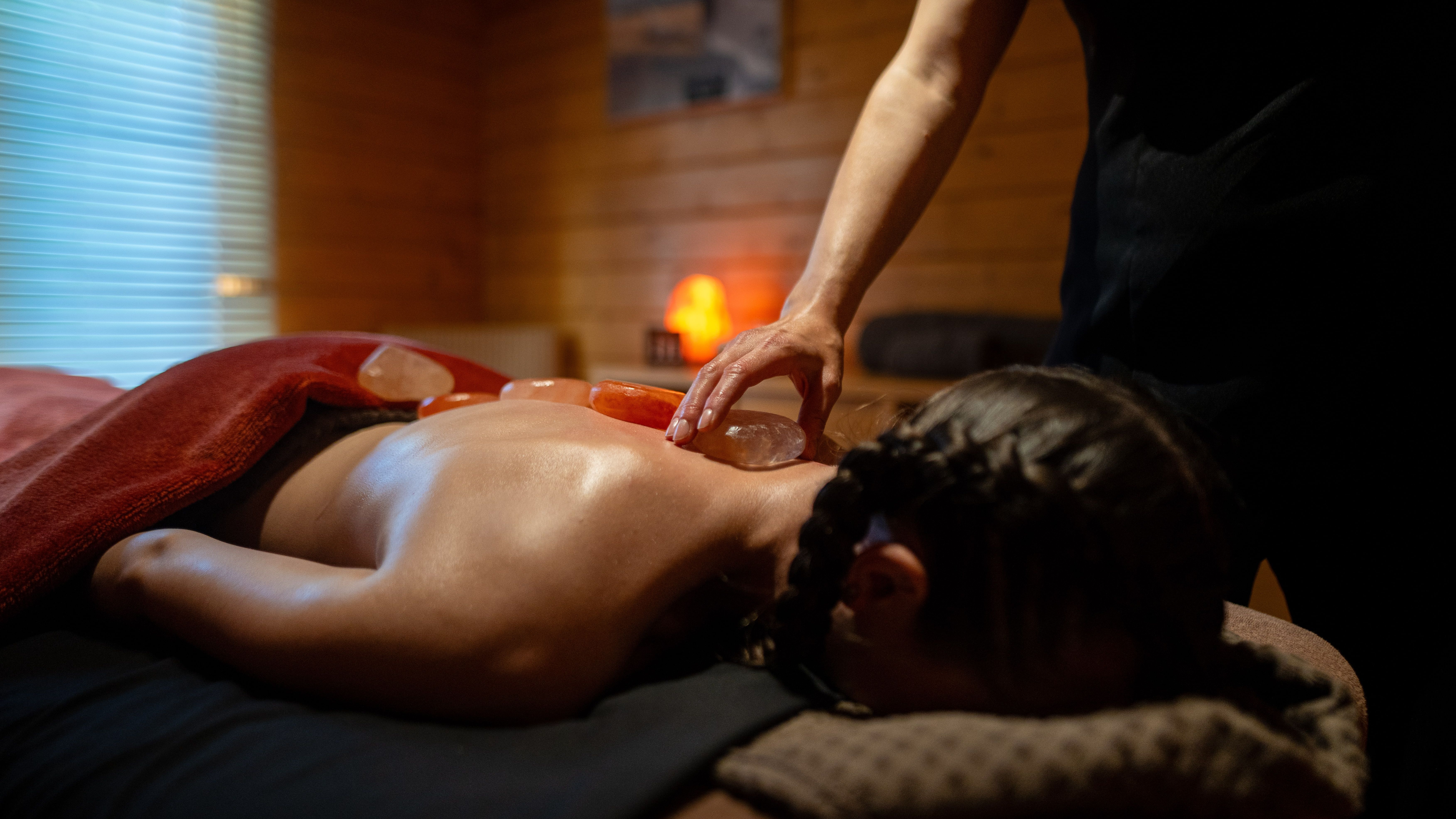 Hot stone massage