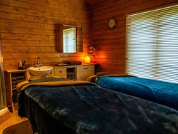 Spa room with beds