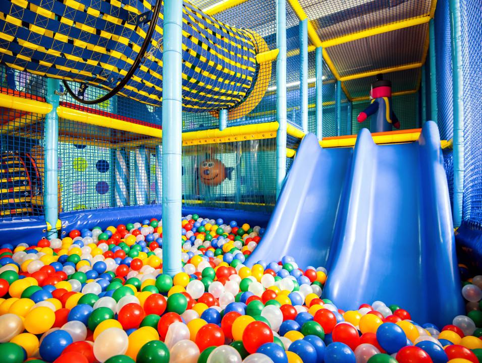 Indoor Ball Pit with Slides