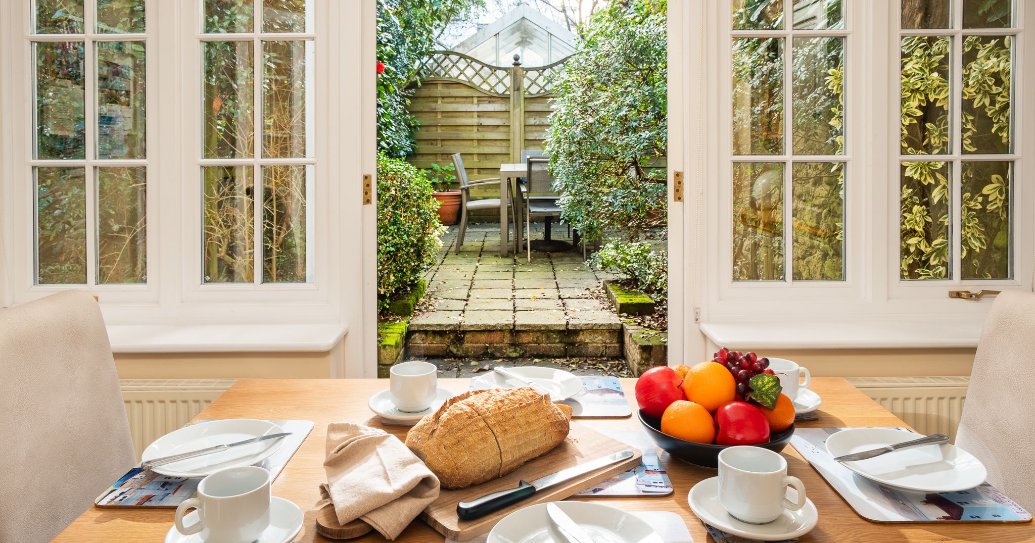 Hemphaye Table with Outside View