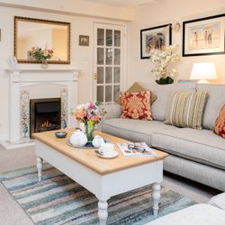 Courthaye Lounge with Fireplace