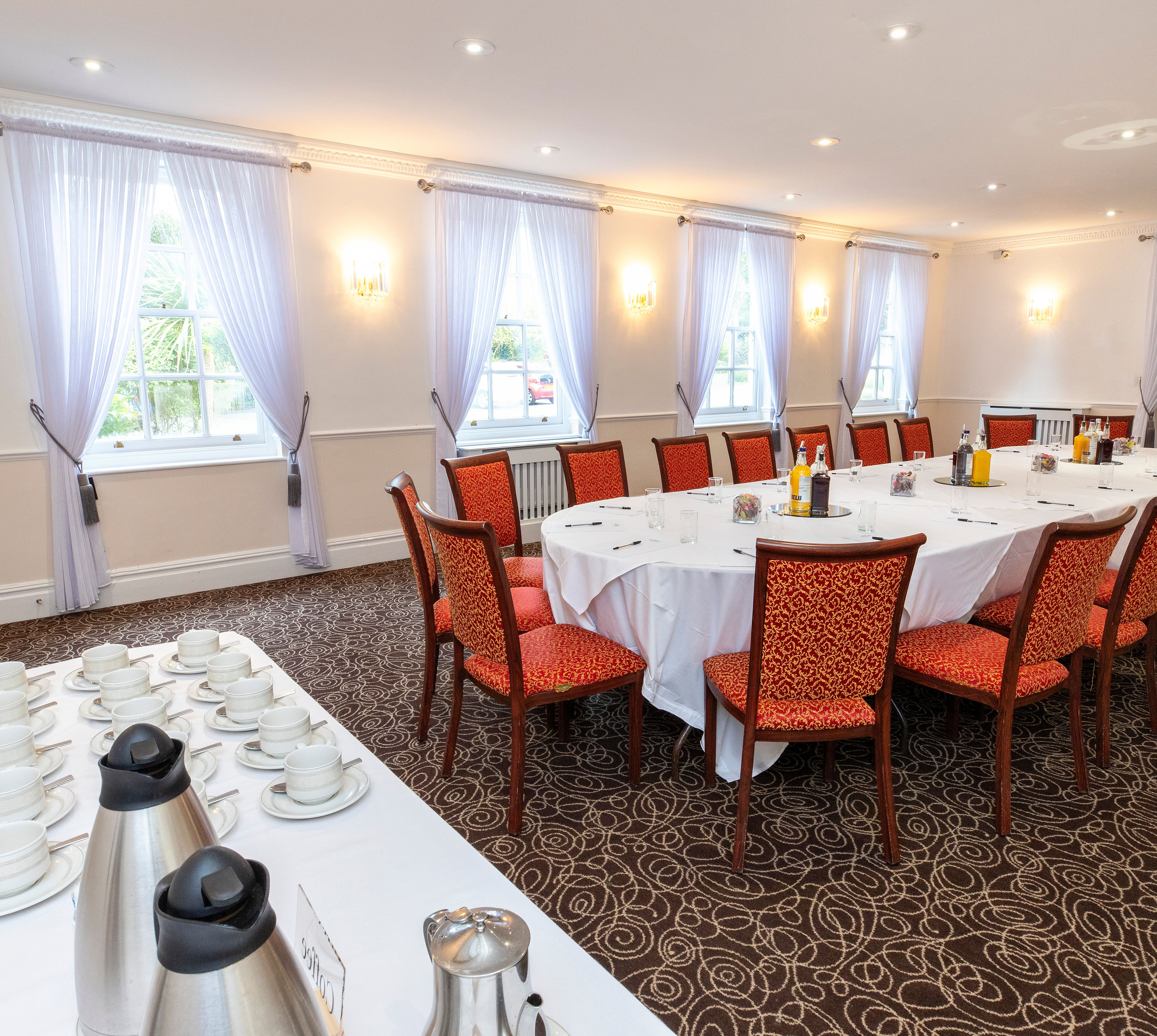 Oak Room (12) Board Room Set Up