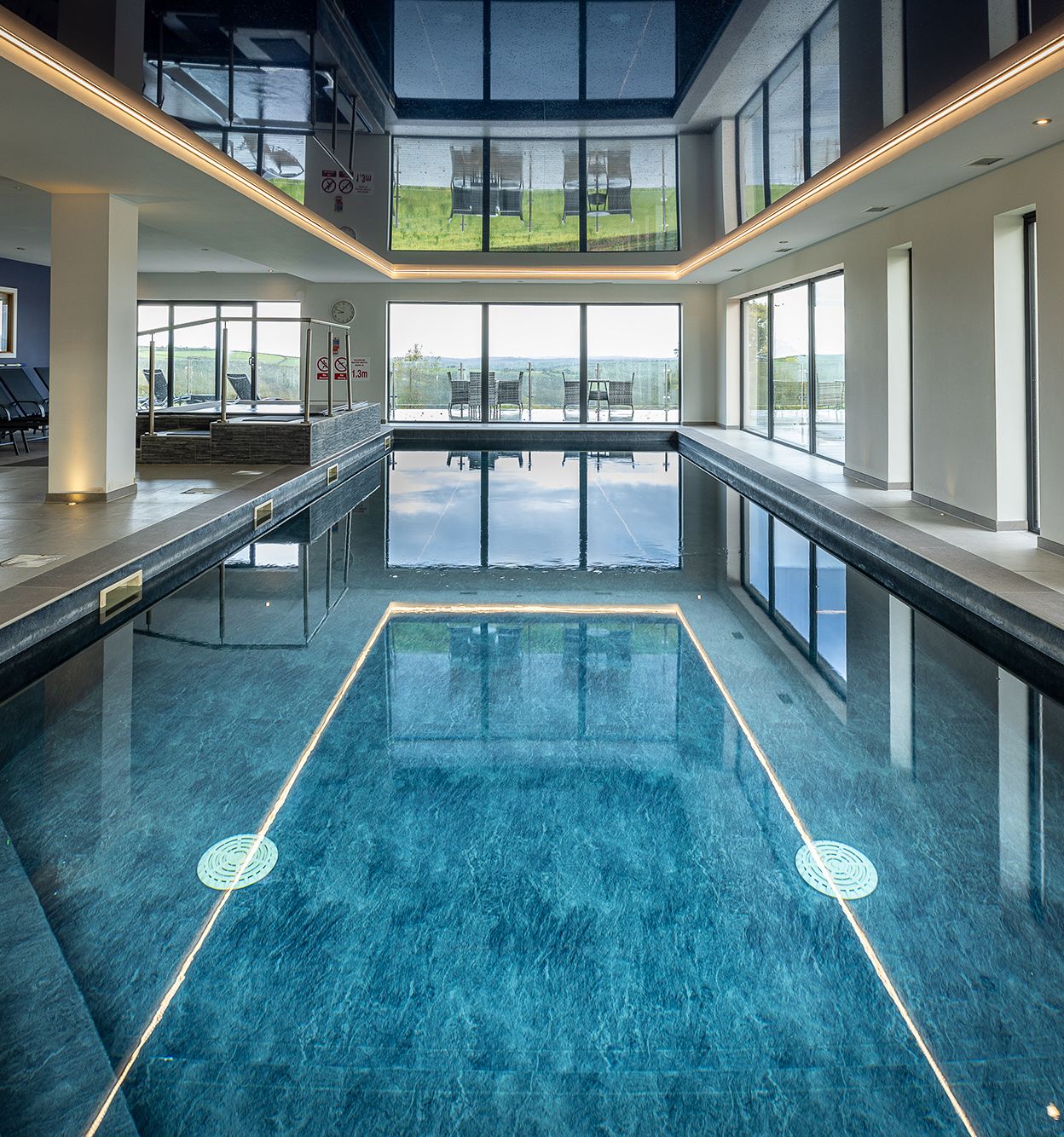 indoor spa swimming pool
