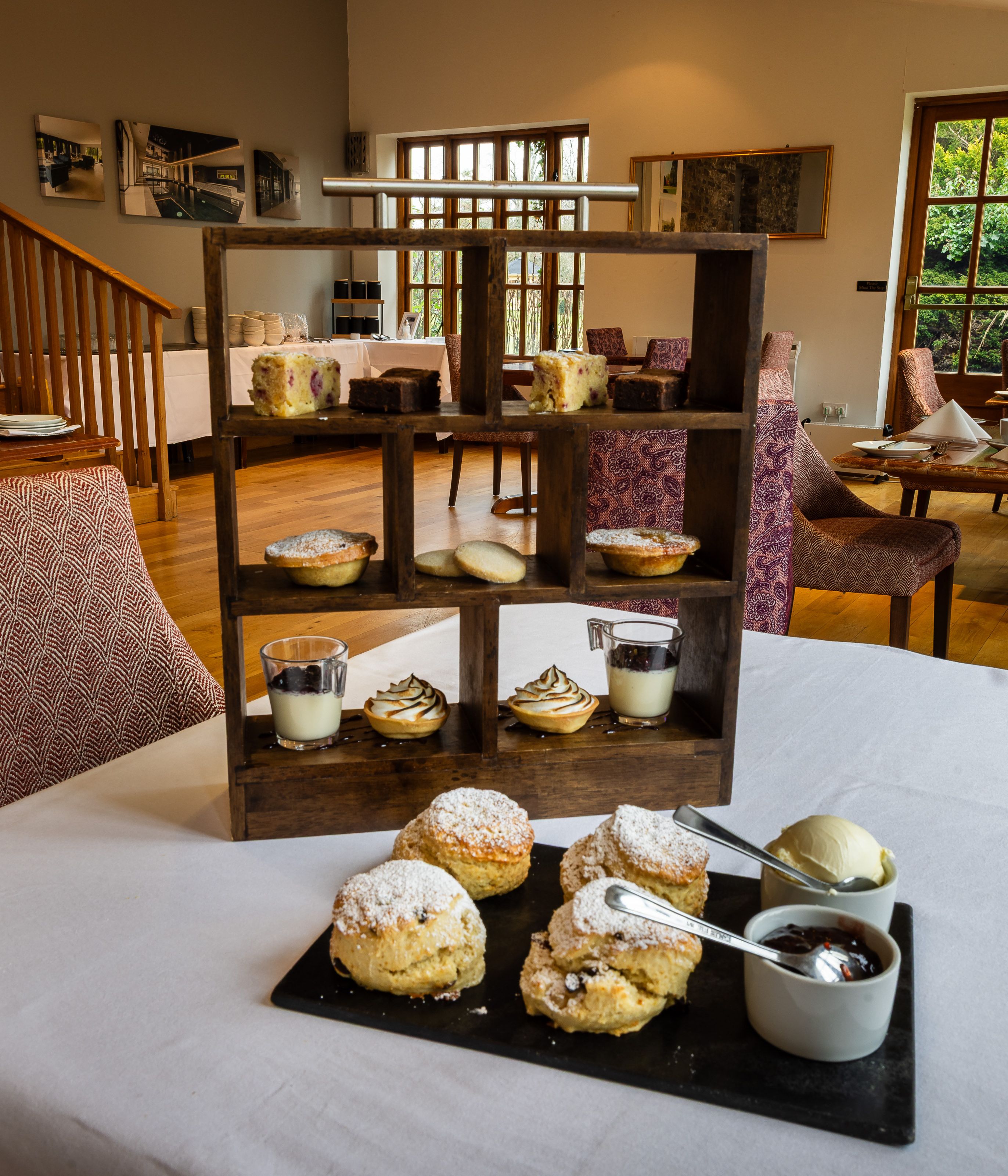 Afternoon tea with scones