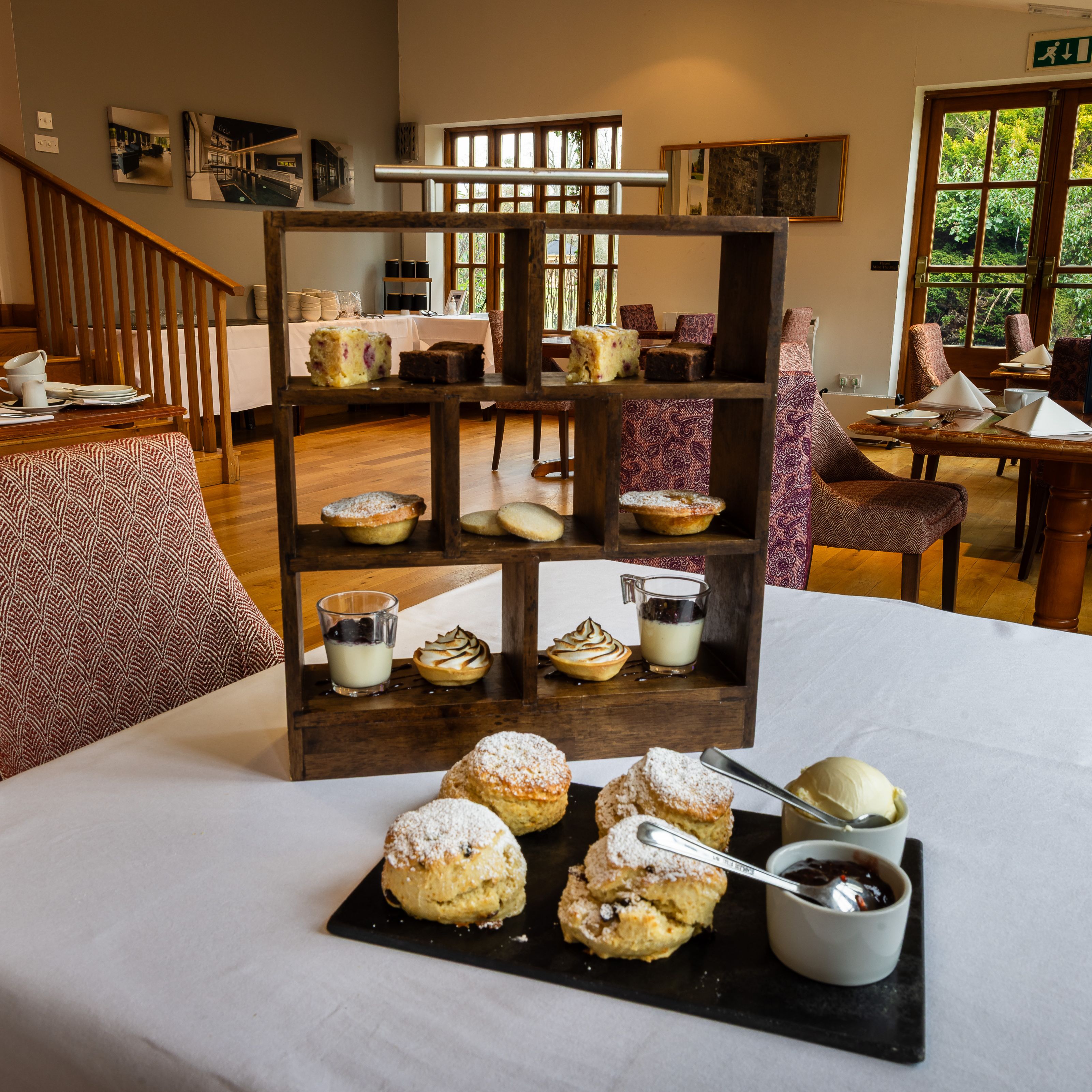 Afternoon tea with scones