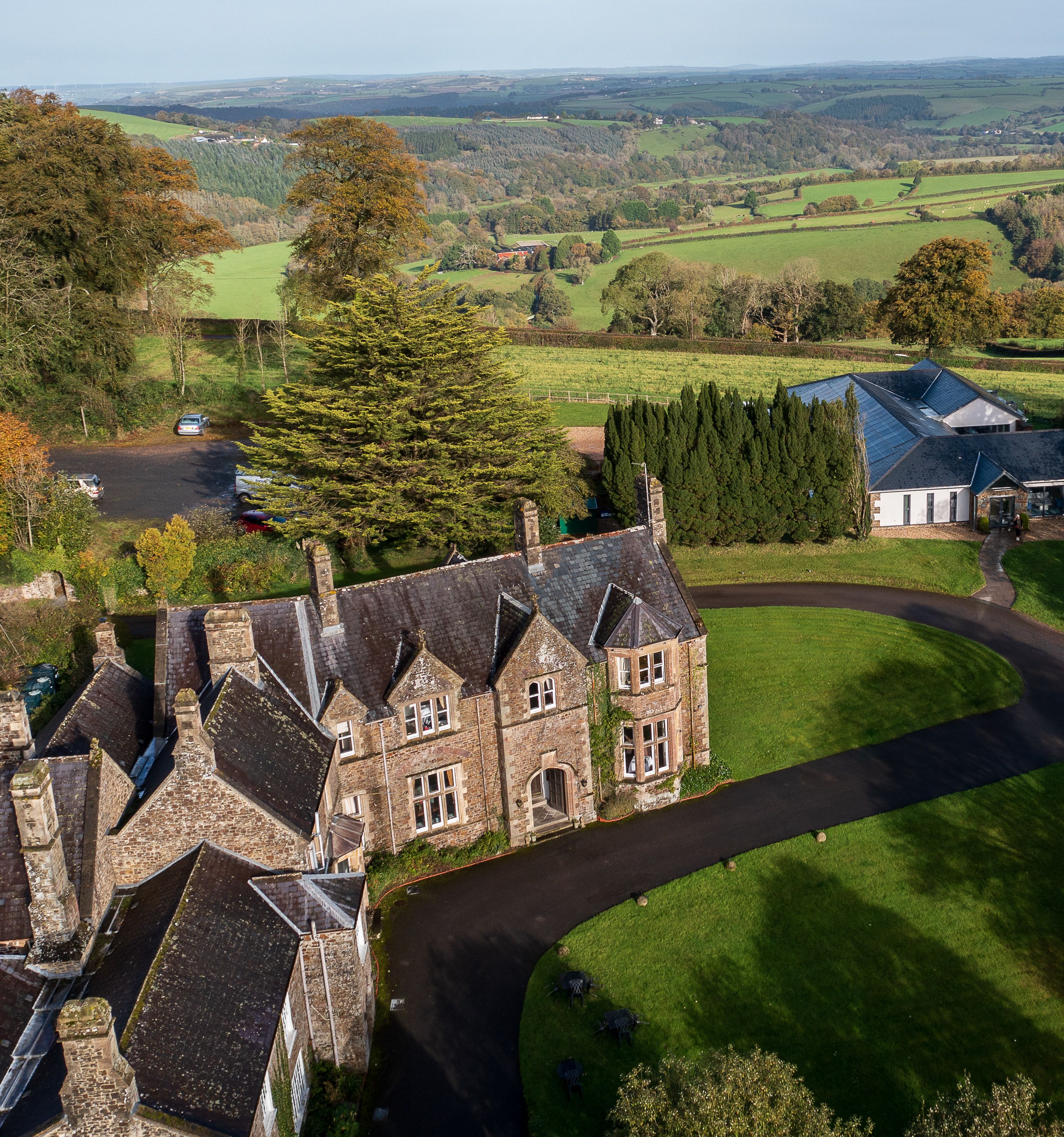 Drone Footage over the hotel