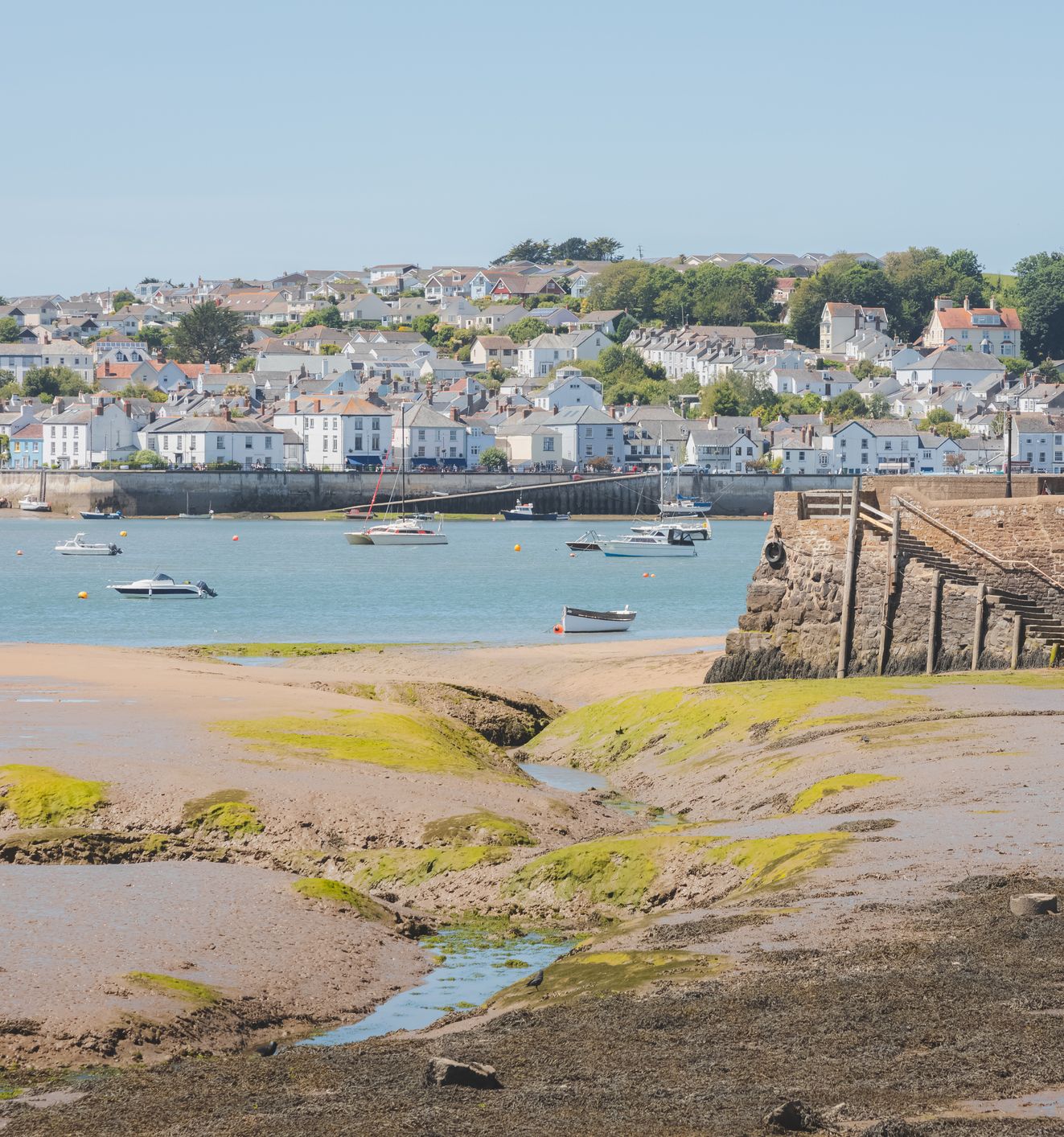 The Village of instow in north devon