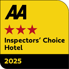 AA 3 Red Star Inspected Hotel Award 2025, recognising Northcote Manor as an Inspectors’ Choice Hotel.