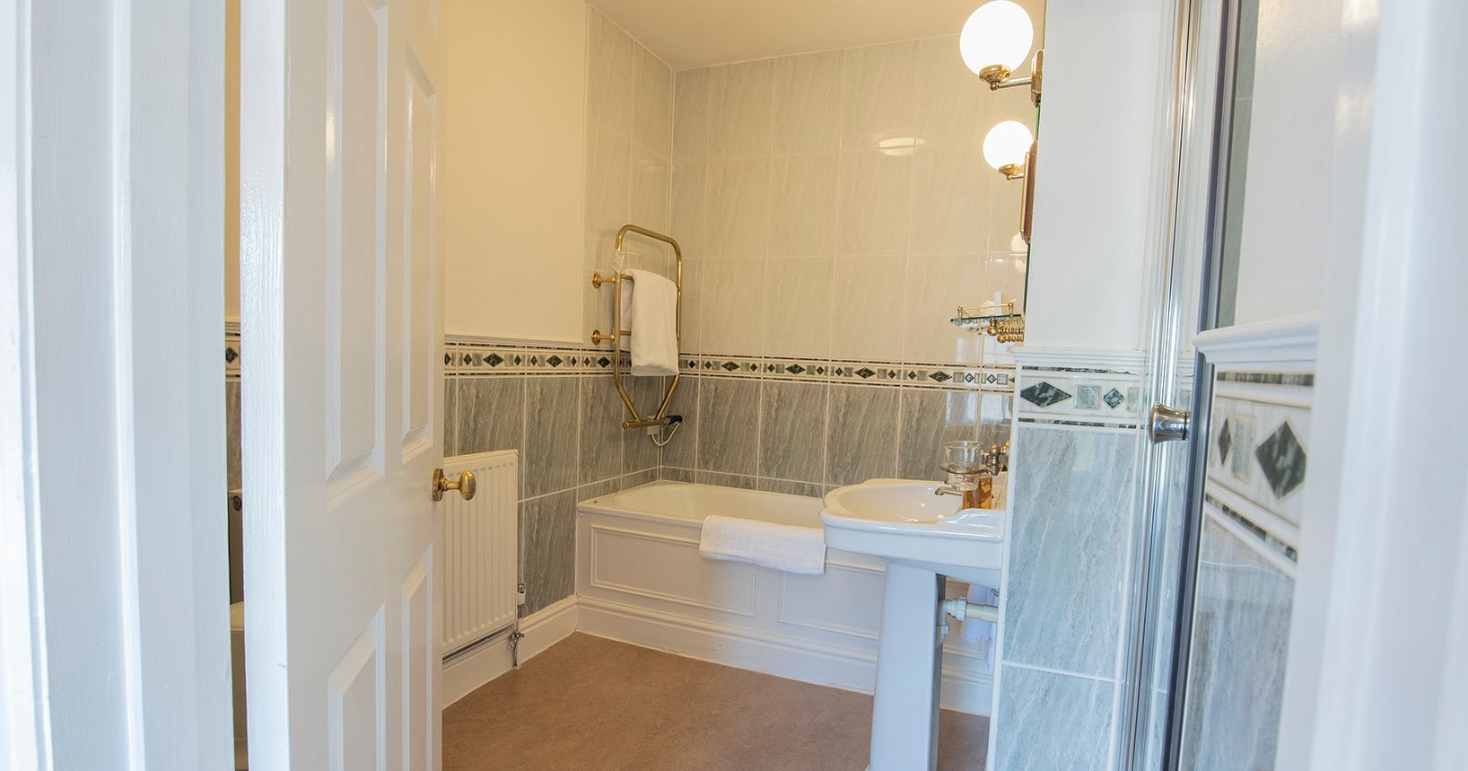 hotel bathroom in a classic style