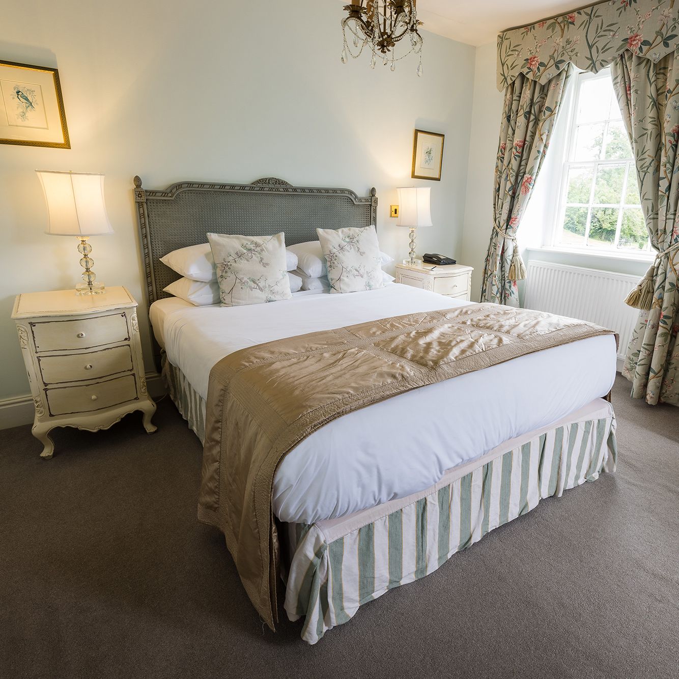 superior hotel room with country house charm