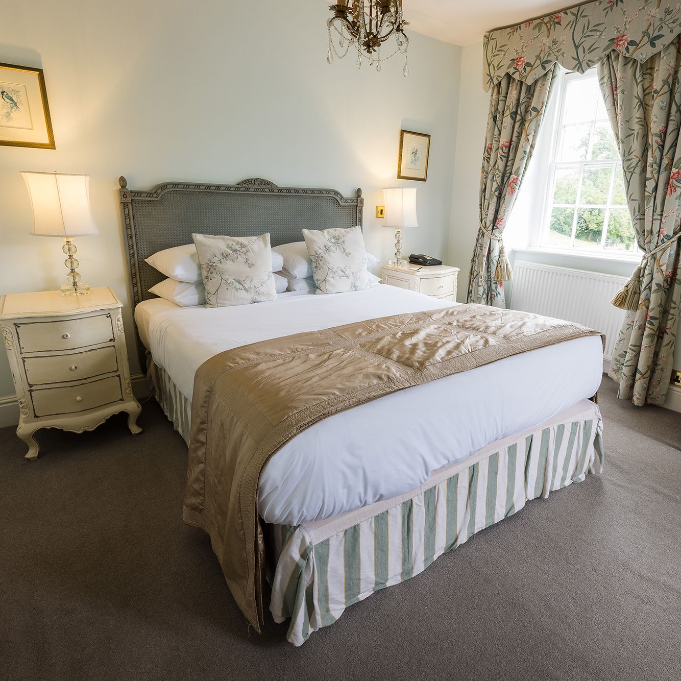 superior hotel room with country house charm