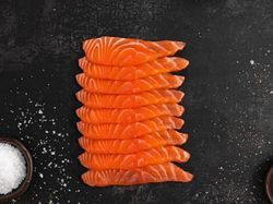 Slices of Alfred Enderby Smoked Salmon