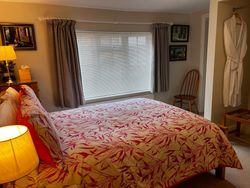 Bed and window from entrance to Bedroom 2