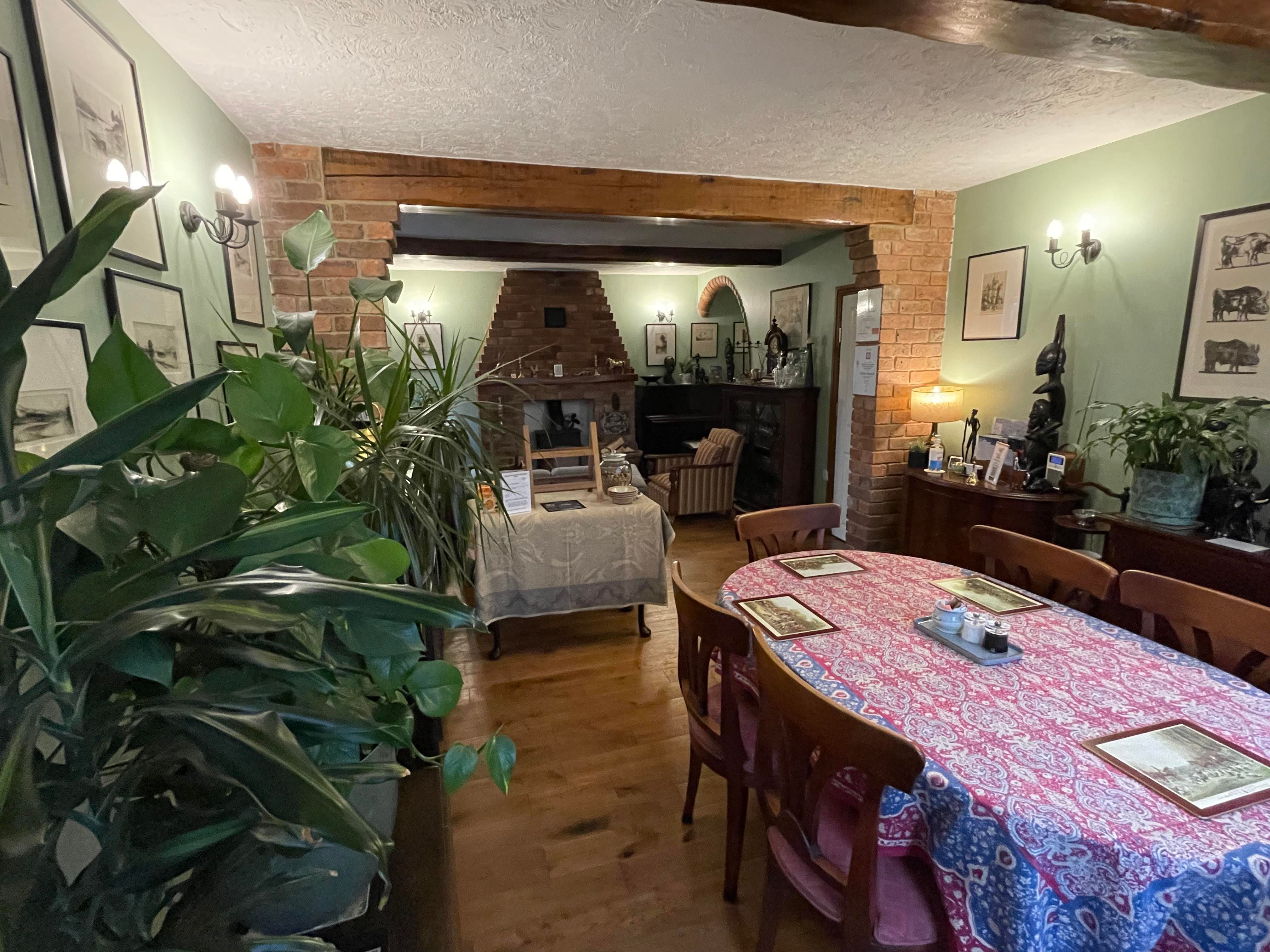 View of the Dining Room from the front of the house