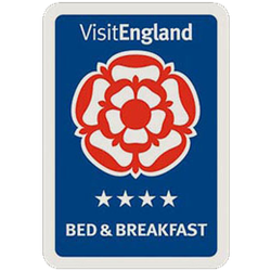 VisitEngland 4 star Bed and Breakfast Award