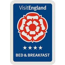 VisitEngland 4 star Bed and Breakfast Award