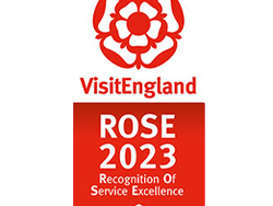 VisitEngland Rose Award 2023 in recognition of Service Excellence