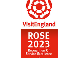 VisitEngland Rose Award 2023 in recognition of Service Excellence