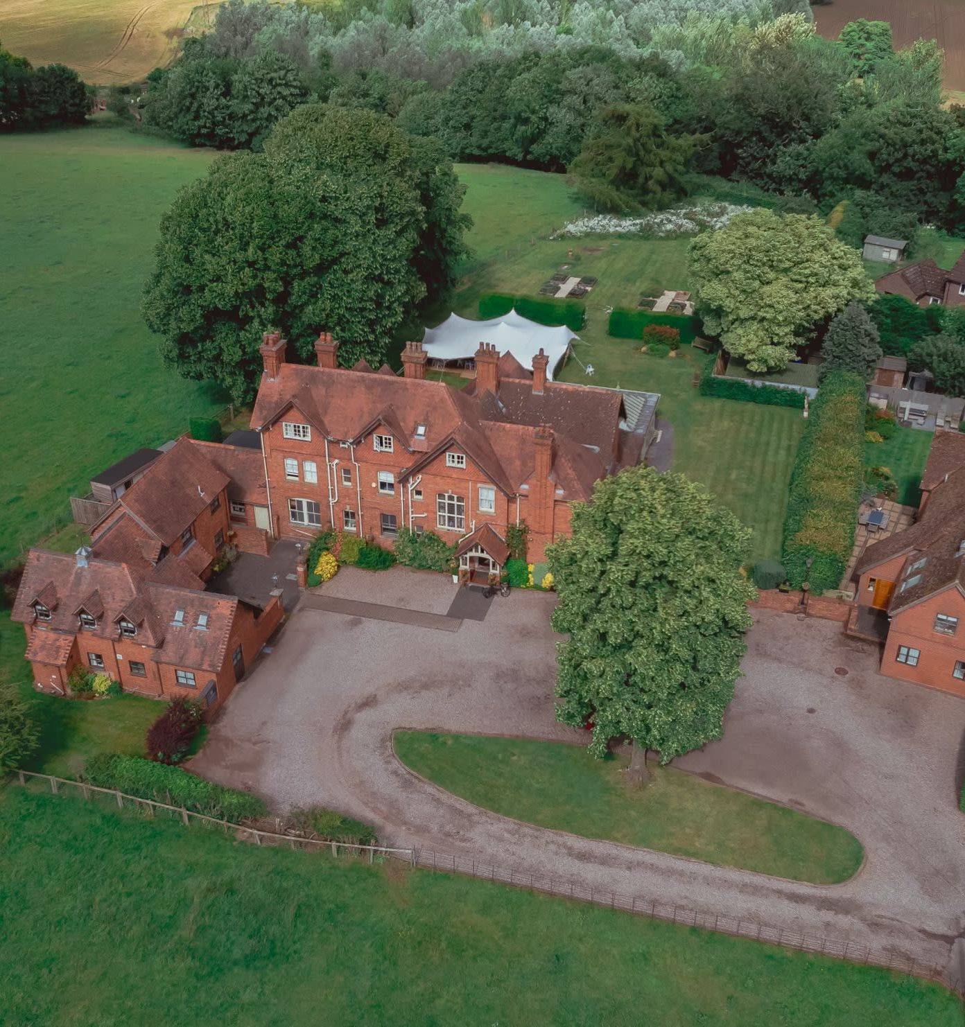 Drone External Old Vicarage