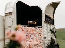 Converted horse box bar