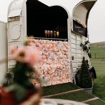 Converted horse box bar