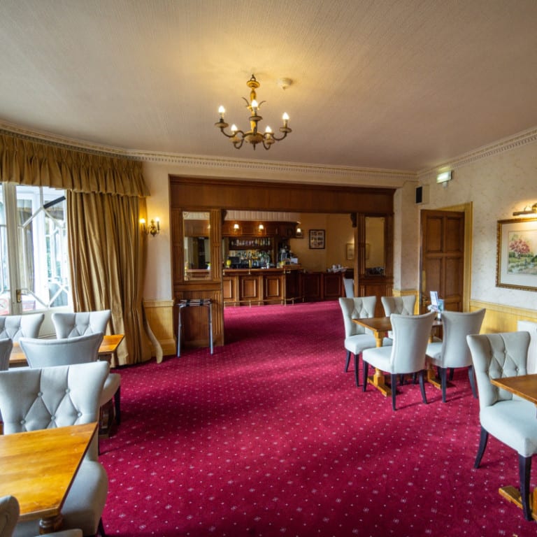 The Terrace Bar at the Petwood Hotel