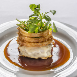 Breadless burger