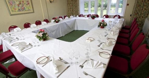 Garden Room set for 20