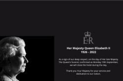 The Petwood Hotel joins the nationwide mourning of Her Majesty Queen Elizabeth II