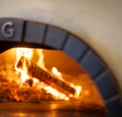Pizza oven fire