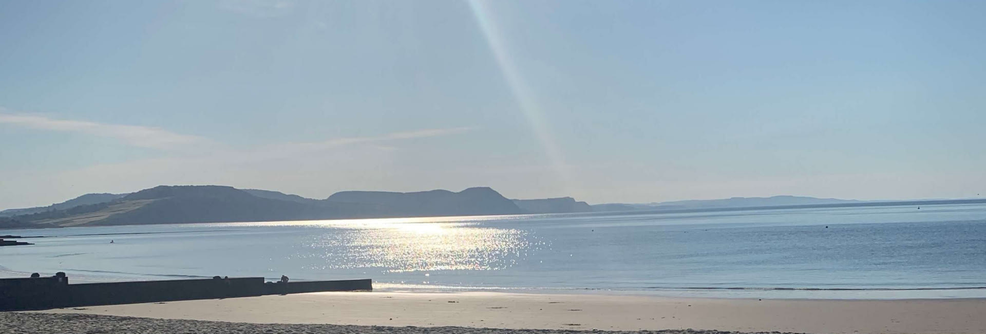 Spring on Lyme Regis Beach