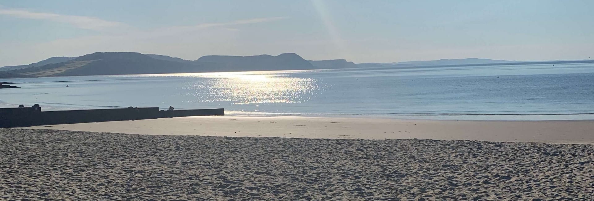 Spring on Lyme Regis Beach